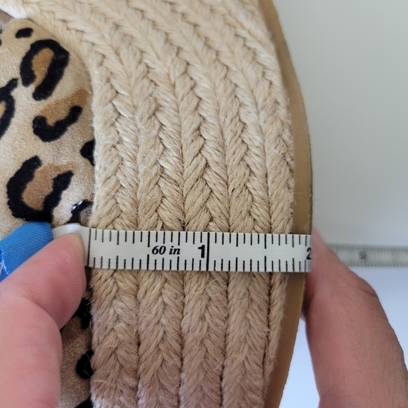 Ettore Masotti Stefy Animal Print Platform Wedge Espadrille - Picture 13 of 13